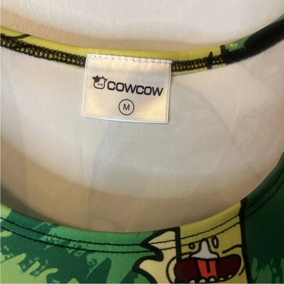CowCow  Rick & Morty Print Fit & Flare Sleeveless Dress Size M - Picture 5 of 5